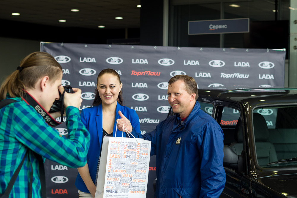 В ТОРГМАШ отметили юбилей любимой LADA 4X4!