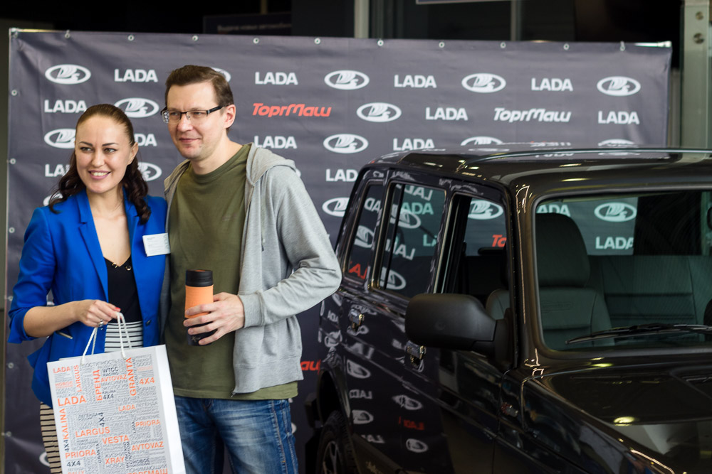 В ТОРГМАШ отметили юбилей любимой LADA 4X4!